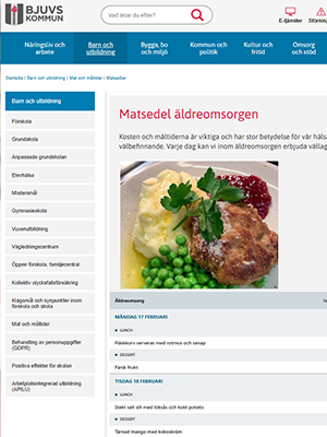 Matsedel Bjuvs Kommun
